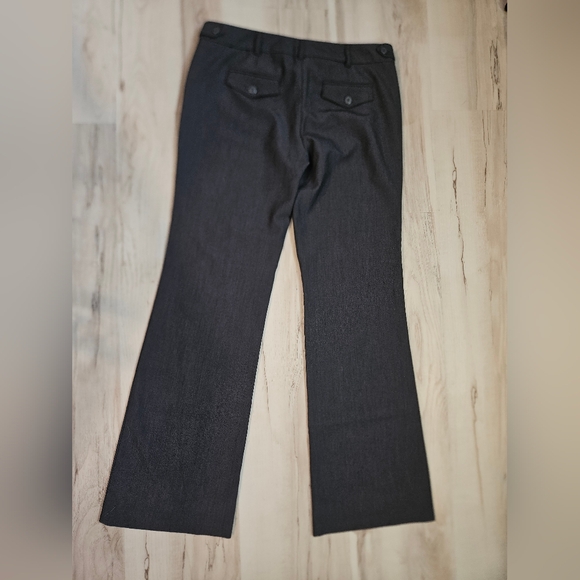 Juniors Size 7 High Waist Stretch Leggings Charcoal Boot Cut Pants - Picture 7 of 10